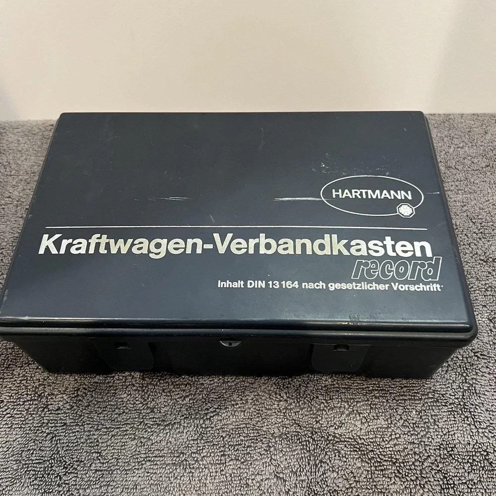 Kraftwagen-Verbandkasten HARTMANN First Aid Travel Kit-original But Incomplete